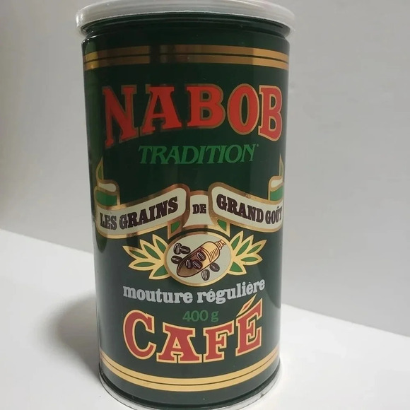 Vintage Nabob Coffee Tin Cannister - Picture 2 of 7